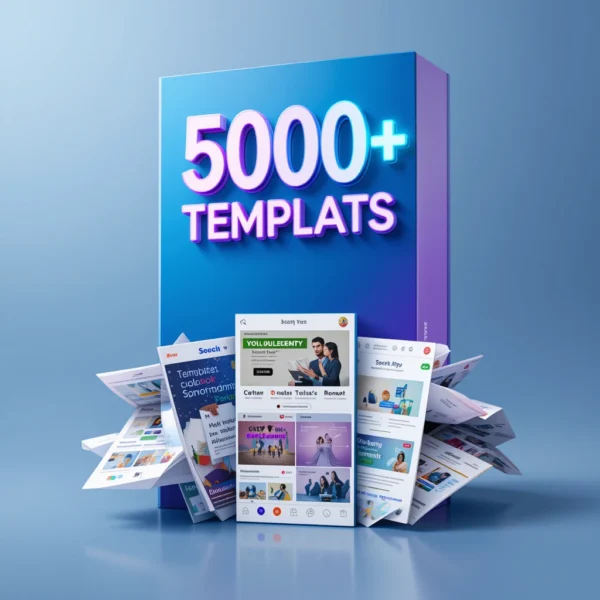 🎨 5000+ Canva Templates – The Ultimate Design !